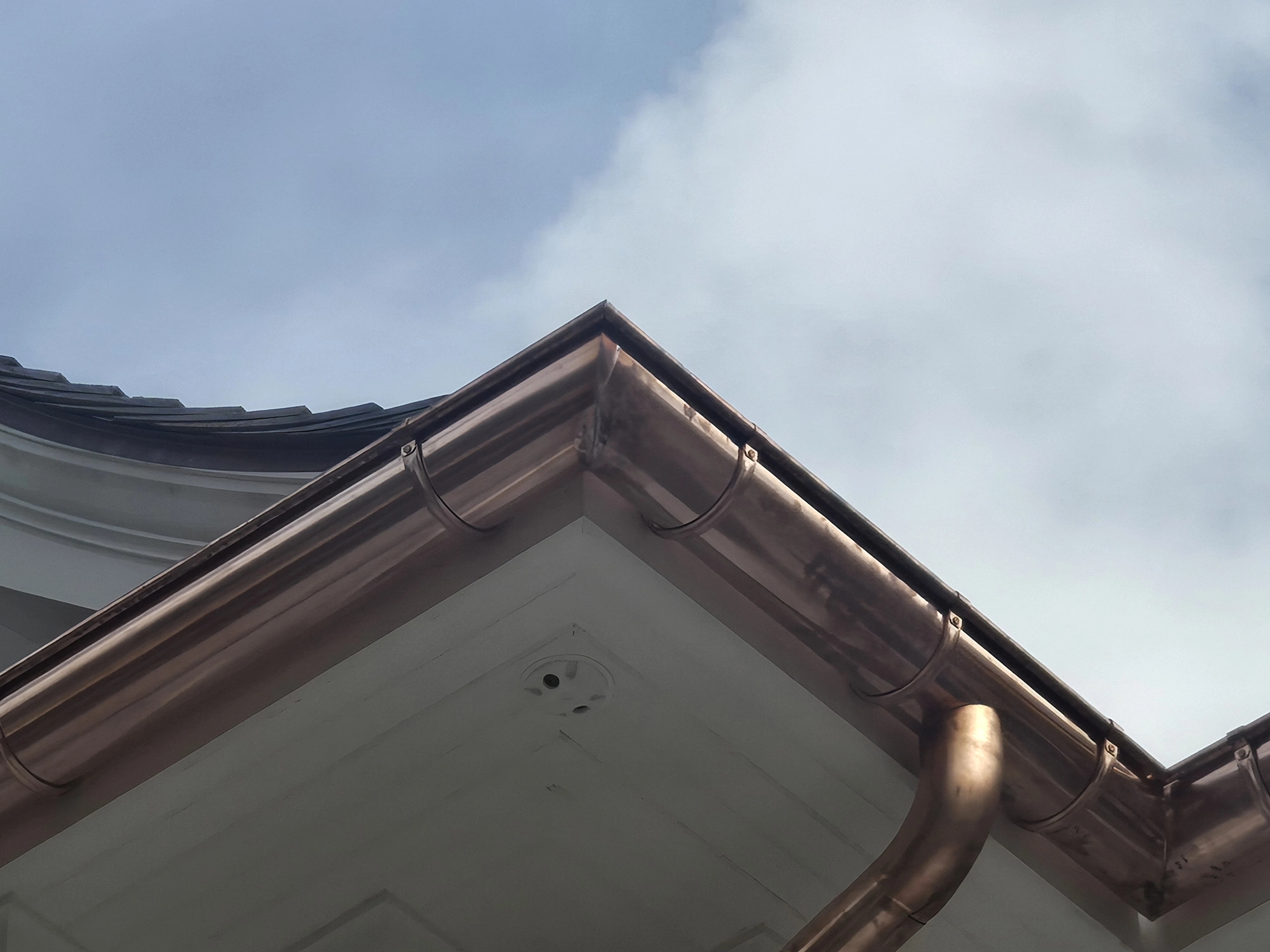 Copper Gutter Installation