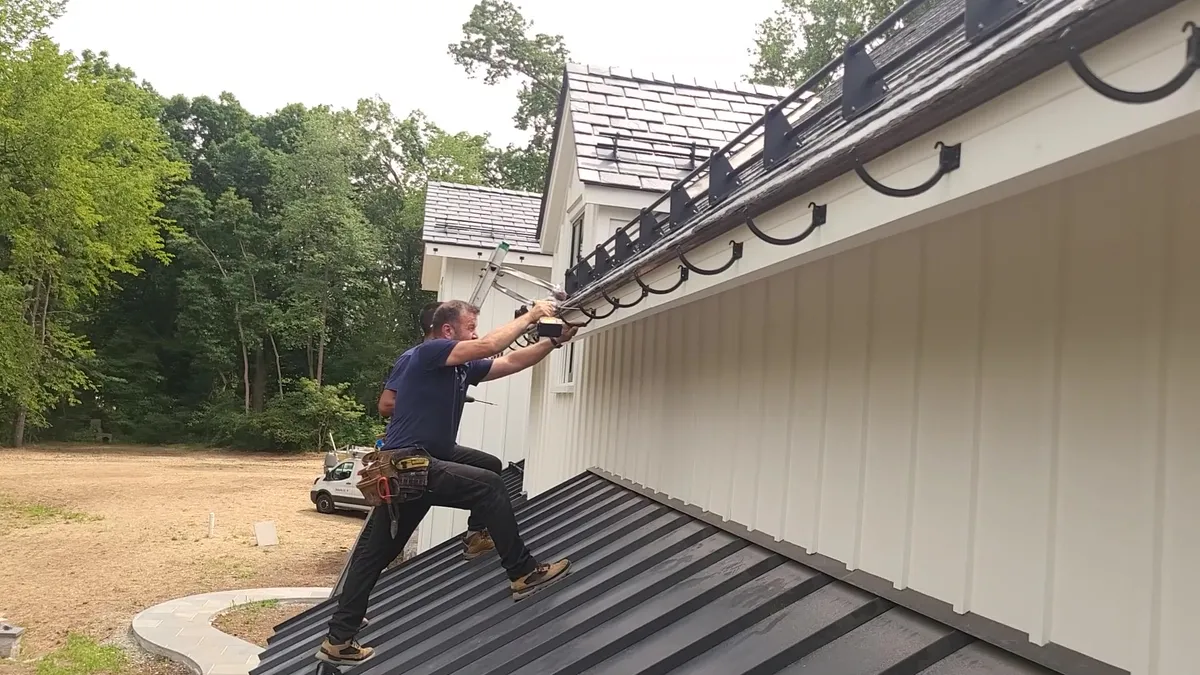 Professional gutter installation